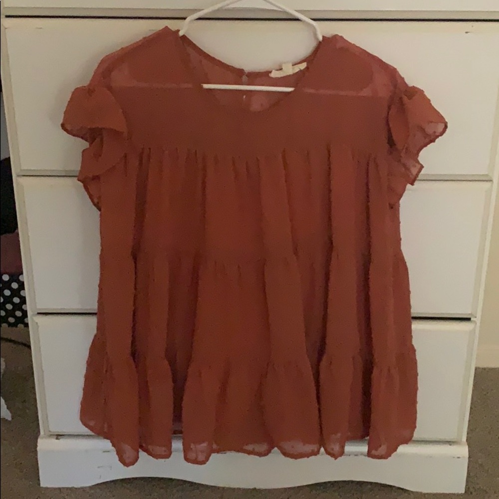 dotted boutique blouse.
